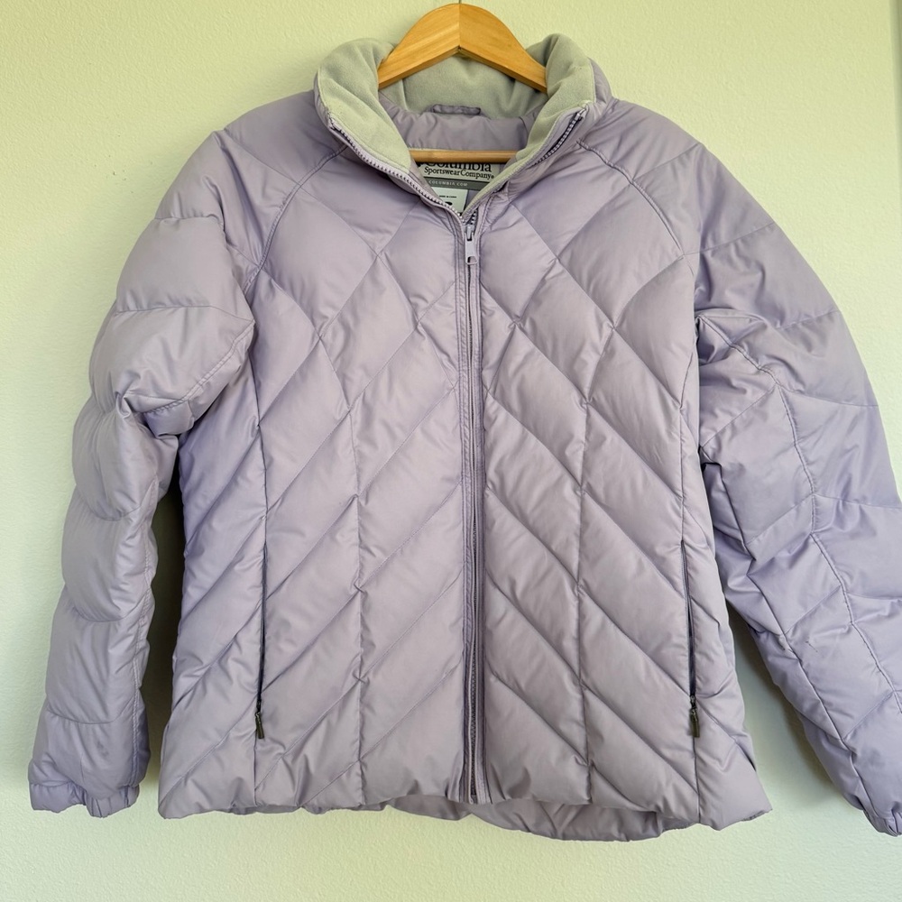 Columbia Sportswear Women’s Lavender Purple Puffer COAT Activewear Large